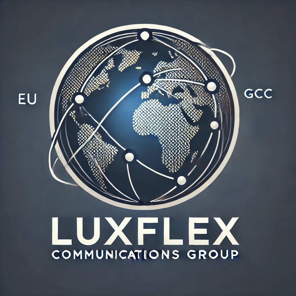 logo luxflex communications group dubai